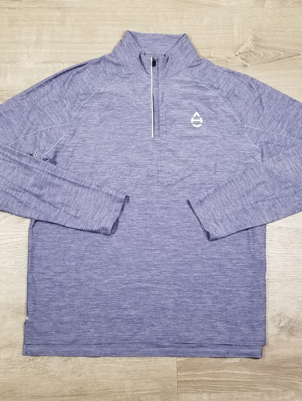 Johnnie-O Performance Baird Quarter Zip Golf Pullover Mens Medium Blue Stretch - Picture 2 of 9